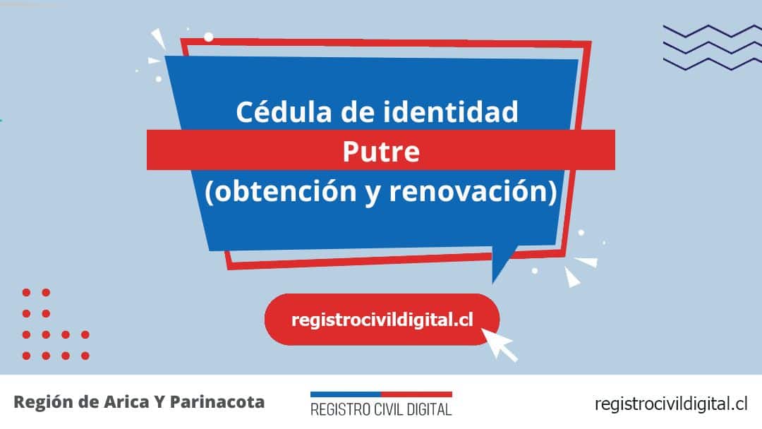 Cédula de identidad en putre (obtención y renovación) 1 Encuentra toda información de la oficina del registro civil de putre horario, dirección, teléfono pedir hora