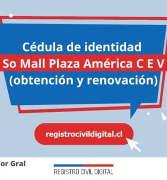 Cedula de identidad para chilenos en libertador gral bernardo ohiggins so mall plaza america c e v