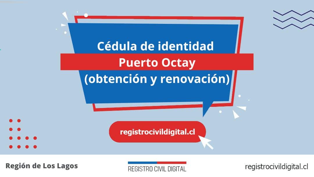 Cédula de identidad en puerto octay (obtención y renovación) 1 Encuentra toda información de la oficina del registro civil de puerto octay horario, dirección, teléfono pedir hora
