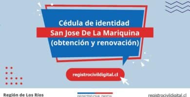Cedula de identidad para chilenos en los rios san jose de la mariquina
