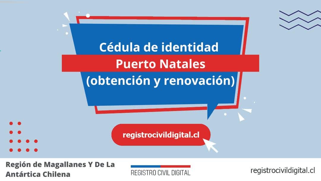 Cédula de identidad en puerto natales (obtención y renovación) 1 Encuentra toda información de la oficina del registro civil de puerto natales horario, dirección, teléfono pedir hora