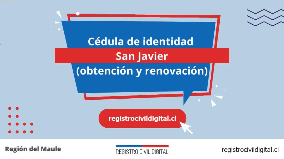 Cédula de identidad en san javier (obtención y renovación) 1 Encuentra toda información de la oficina del registro civil de san javier horario, dirección, teléfono pedir hora