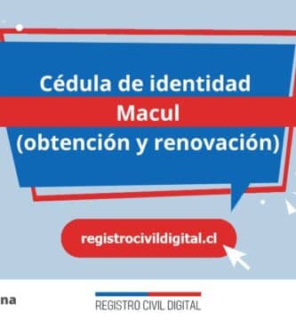 Cedula de identidad para chilenos en metropolitana macul