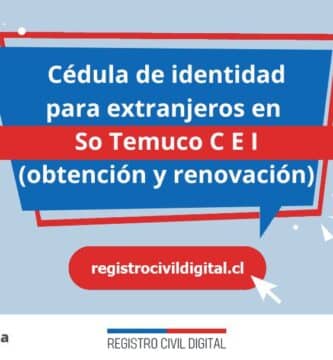 Cedula de identidad para extranjeros en araucania so temuco c e i
