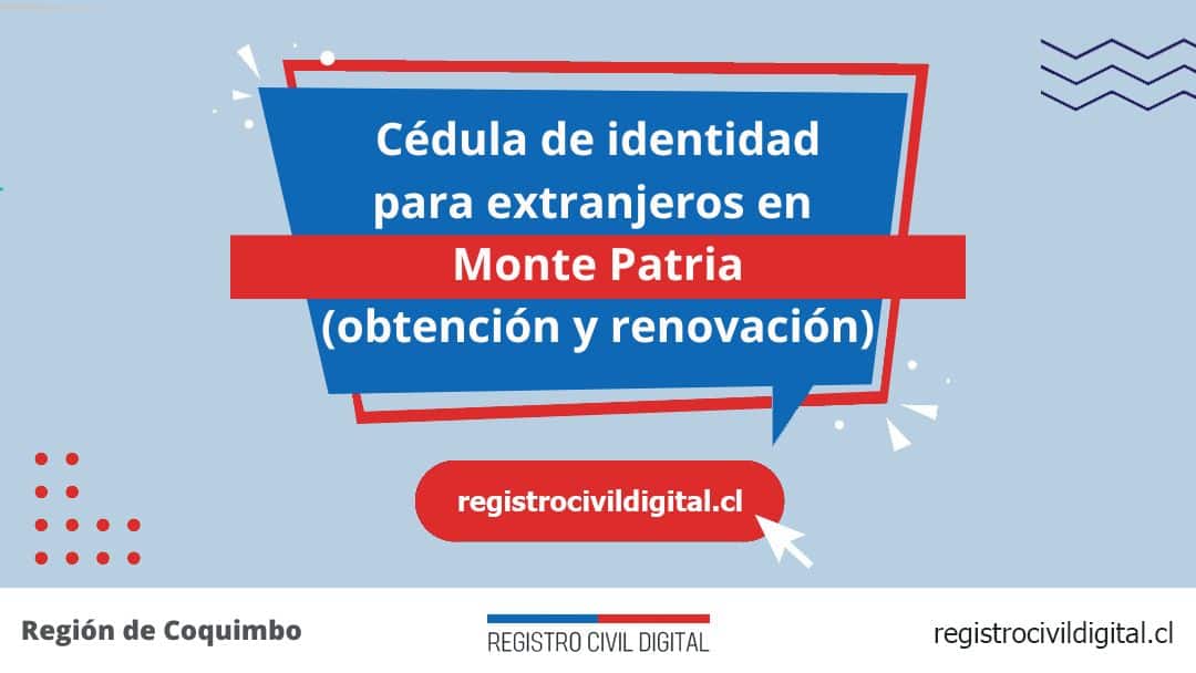 Cédula de identidad para extranjeros en monte patria 1 Encuentra toda información de la oficina del registro civil de monte patria horario, dirección, teléfono pedir hora