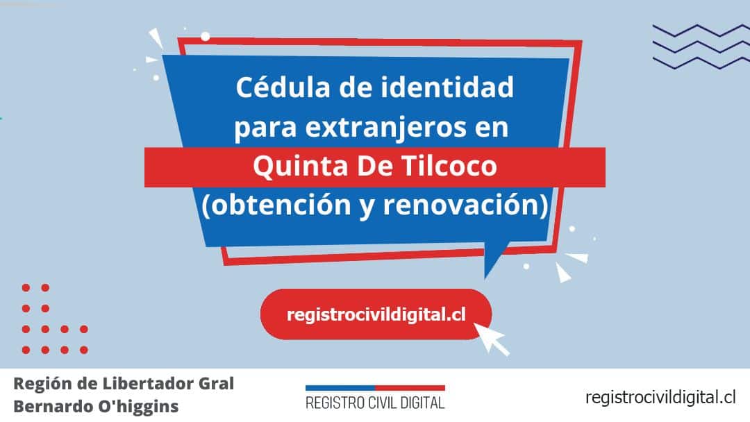 Encuentra toda información de la oficina del registro civil de quinta de tilcoco horario, dirección, teléfono pedir hora