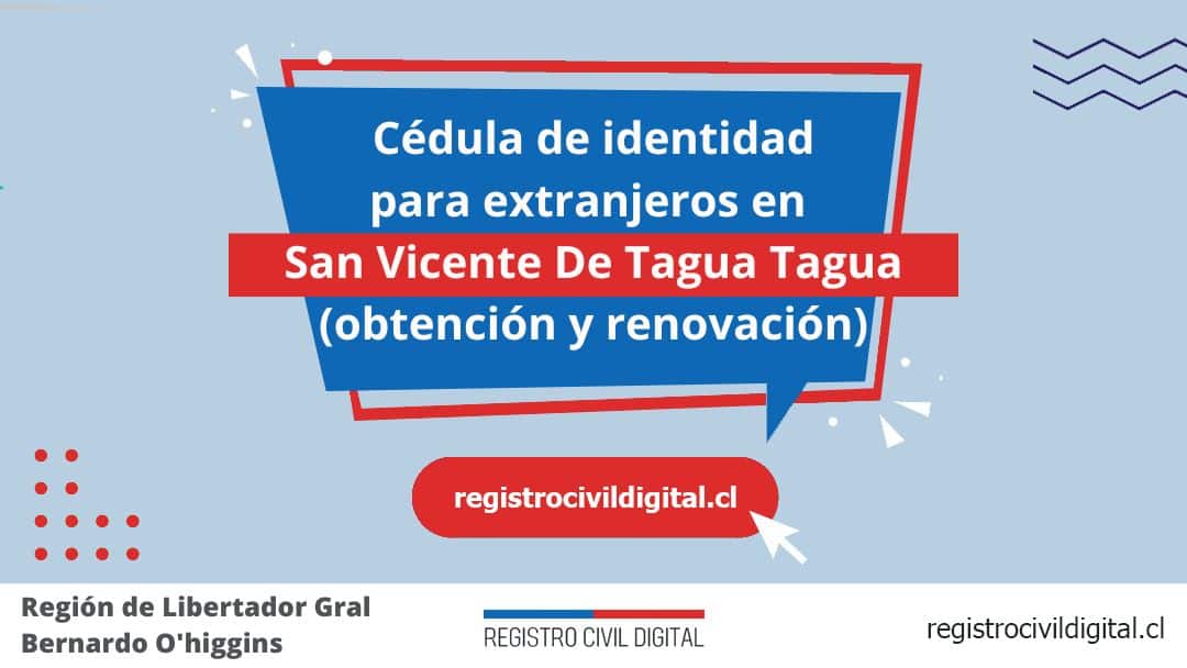 Encuentra toda información de la oficina del registro civil de san vicente de tagua tagua horario, dirección, teléfono pedir hora