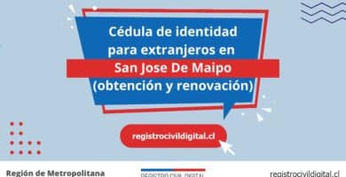Cedula de identidad para extranjeros en metropolitana san jose de maipo