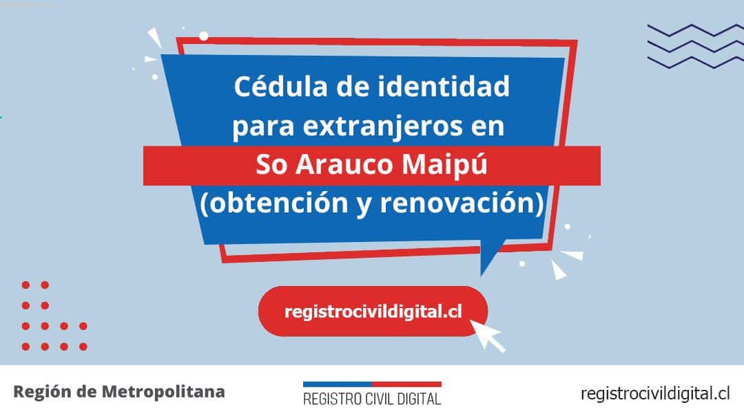 Encuentra toda información de la oficina del registro civil de so arauco maipú horario, dirección, teléfono pedir hora