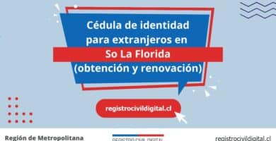 Cedula de identidad para extranjeros en metropolitana so la florida