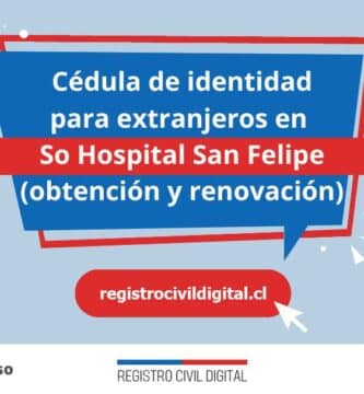 Cedula de identidad para extranjeros en valparaiso so hospital san felipe
