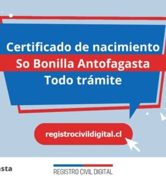 Certificado de nacimiento en so bonilla antofagasta (todo trámite) 2 Certificado nacimiento todo tramite en antofagasta so bonilla antofagasta