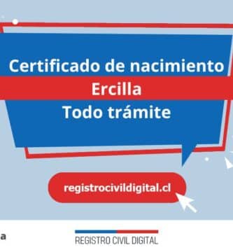 Certificado de nacimiento en ercilla (todo trámite) 1 Certificado nacimiento todo tramite en araucania ercilla