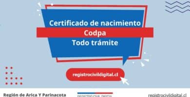 Certificado de nacimiento en codpa (todo trámite) 6 Certificado nacimiento todo tramite en arica y parinacota codpa