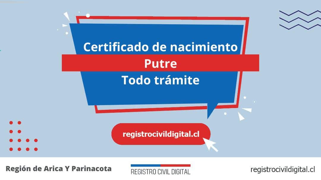 Encuentra toda información de la oficina del registro civil de putre horario, dirección, teléfono pedir hora