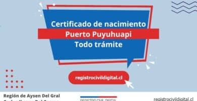 Certificado de nacimiento en puerto puyuhuapi (todo trámite) 6 Certificado nacimiento todo tramite en aysen del gral carlos ibanez del campo puerto puyuhuapi