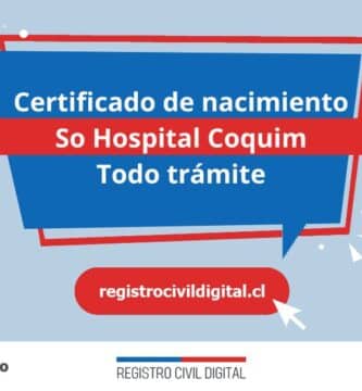 Certificado de nacimiento en so hospital coquim (todo trámite) 1 Certificado nacimiento todo tramite en coquimbo so hospital coquim