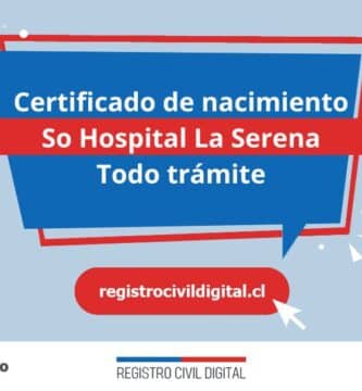 Certificado de nacimiento en so hospital la serena (todo trámite) 3 Certificado nacimiento todo tramite en coquimbo so hospital la serena