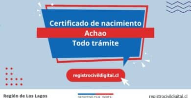 Certificado de nacimiento en achao (todo trámite) 10 Certificado nacimiento todo tramite en los lagos achao