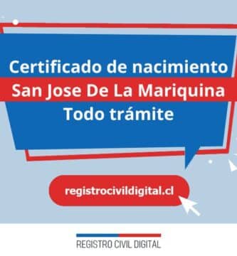 Certificado nacimiento todo tramite en los rios san jose de la mariquina
