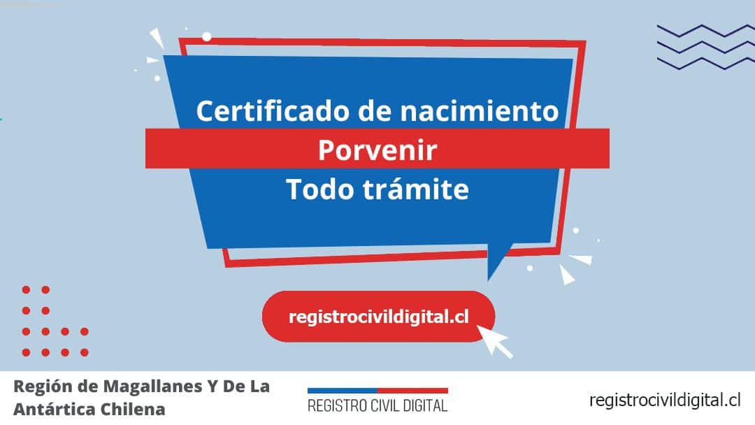 Encuentra toda información de la oficina del registro civil de porvenir horario, dirección, teléfono pedir hora