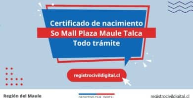 Certificado de nacimiento en so mall plaza maule talca (todo trámite) 5 Certificado nacimiento todo tramite en maule so mall plaza maule talca