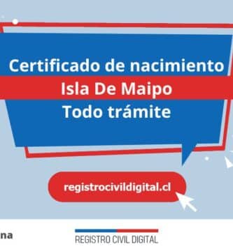 Certificado de nacimiento en isla de maipo (todo trámite) 2 Certificado nacimiento todo tramite en metropolitana isla de maipo