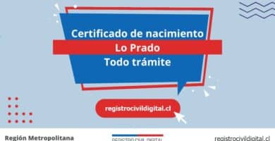 Certificado nacimiento todo tramite en metropolitana lo prado