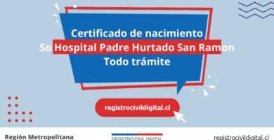 Certificado de nacimiento en so hospital padre hurtado san ramon (todo trámite) 8 Certificado nacimiento todo tramite en metropolitana so hospital padre hurtado san ramon