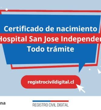 Certificado de nacimiento en so hospital san jose independencia (todo trámite) 3 Certificado nacimiento todo tramite en metropolitana so hospital san jose independencia