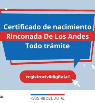 Certificado de nacimiento en rinconada de los andes (todo trámite) 2 Certificado nacimiento todo tramite en valparaiso rinconada de los andes