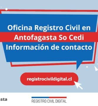 Oficina registro civil en antofagasta antofagasta so cedi