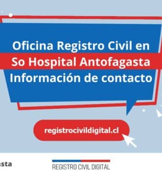 Oficina registro civil en antofagasta so hospital antofagasta
