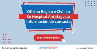 Oficina del registro civil en so hospital antofagasta, antofagasta 4 Oficina registro civil en antofagasta so hospital antofagasta