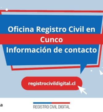 Oficina registro civil en araucania cunco