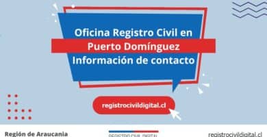 Oficina del registro civil en puerto dominguez, araucania 8 Oficina registro civil en araucania puerto dominguez