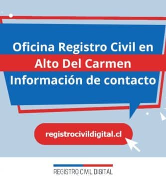 Oficina registro civil en atacama alto del carmen