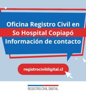 Oficina registro civil en atacama so hospital copiapo