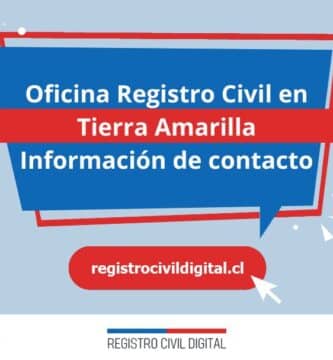 Oficina del registro civil en tierra amarilla, atacama 2 Oficina registro civil en atacama tierra amarilla