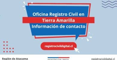 Oficina del registro civil en tierra amarilla, atacama 9 Oficina registro civil en atacama tierra amarilla