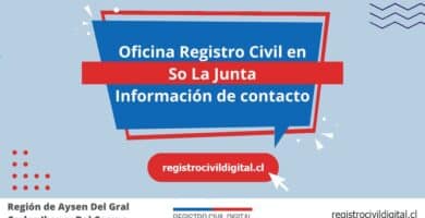 Oficina del registro civil en so la junta, aysen del gral carlos ibanez del campo 7 Oficina registro civil en aysen del gral carlos ibanez del campo so la junta