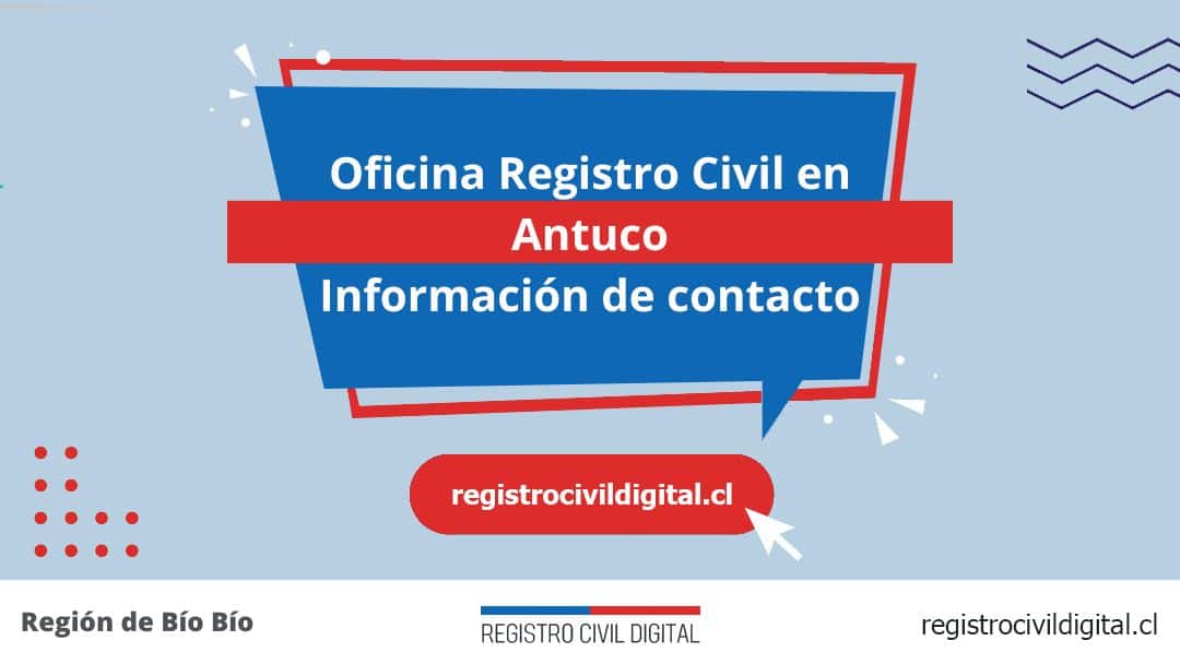 Oficina del registro civil en antuco, bío bío 1 Encuentra toda información de la oficina del registro civil de antuco horario, dirección, teléfono pedir hora