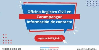 Oficina registro civil en biobio carampangue