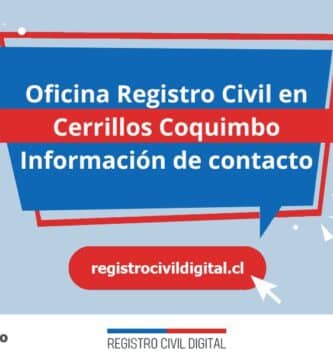 Oficina registro civil en coquimbo cerrillos coquimbo