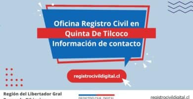 Oficina del registro civil en quinta de tilcoco, libertador gral bernardo o'higgins 5 Oficina registro civil en libertador gral bernardo ohiggins quinta de tilcoco
