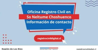 Oficina del registro civil en so neltume choshuenco, los ríos 10 Oficina registro civil en los rios so neltume choshuenco