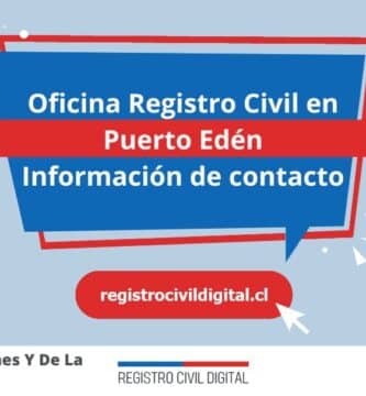Oficina registro civil en magallanes y de la antartica chilena puerto eden