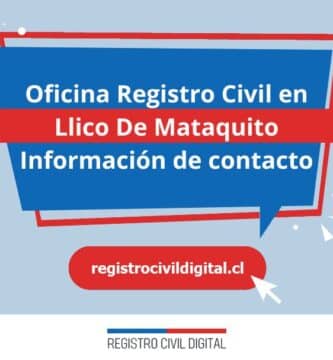 Oficina registro civil en maule llico de mataquito