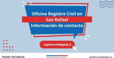 Oficina registro civil en maule san rafael
