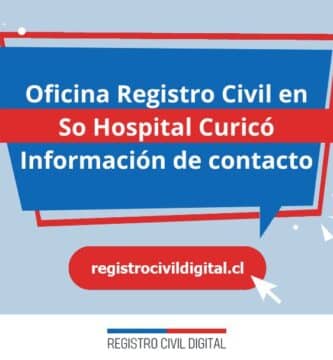 Oficina del registro civil en so hospital curico, maule 2 Oficina registro civil en maule so hospital curico